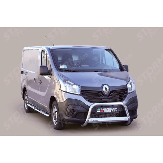 Misutonida Eu Approved Front A-bar 63mm Stainless Finish For Renault Trafic 2014 On