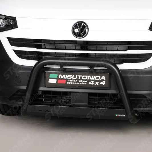 Misutonida EU Approved Front A-Bar Black Finish 63MM For VW Transporter T7 2024 On