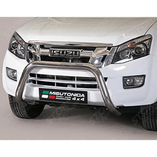 Misutonida Eu Approved Front Bar 76mm Stainless Finish For Isuzu D-max 2012-2020