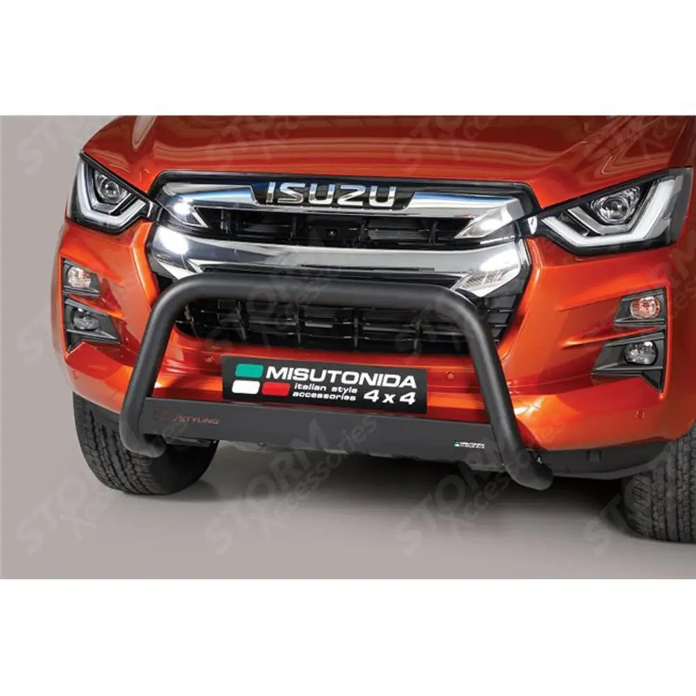 Misutonida Eu Approved Front Bar In Black 63mm For Isuzu D-max 2021 - 2024