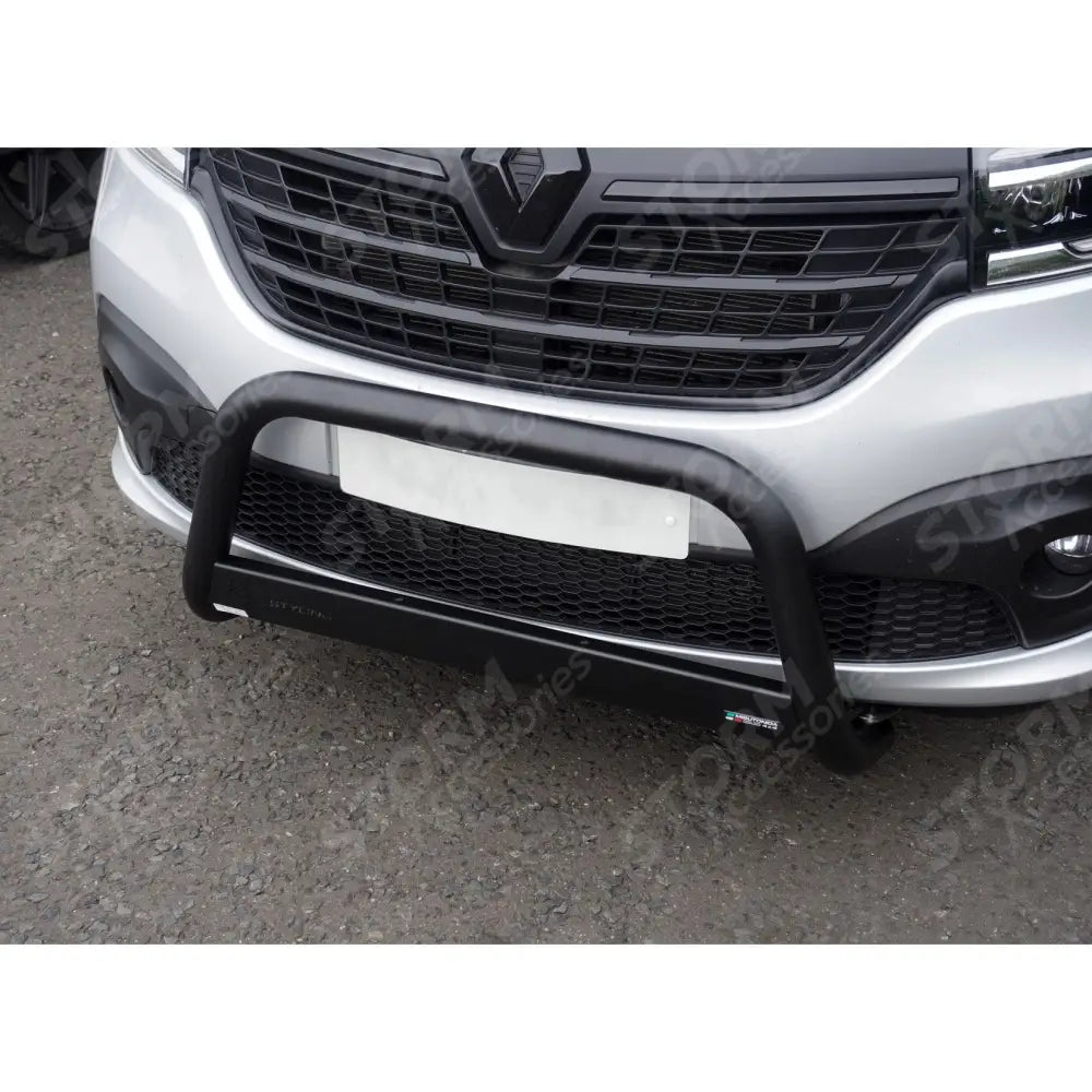 Misutonida Eu Approved Front Bar In Black 63mm For Renault Trafic 2014 On