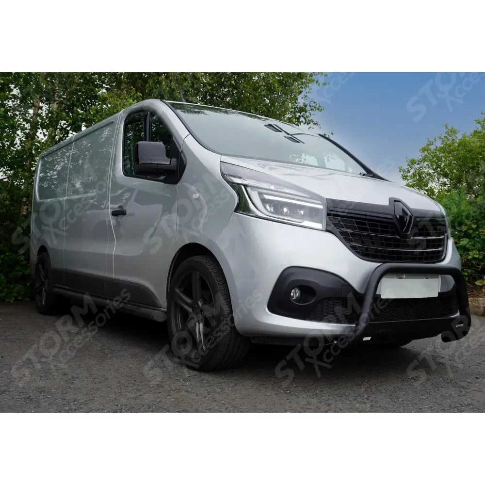Misutonida Eu Approved Front Bar In Black 63mm For Renault Trafic 2014 On