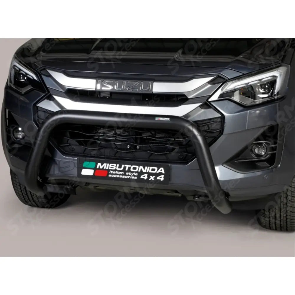 Misutonida EU Approved Front Bar In Black 76MM For Isuzu D-Max 2024 On