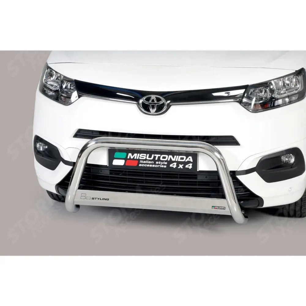 Misutonida Eu Approved Stainless Steel Front A-bar 63mm For Toyota Proace City 2019 On