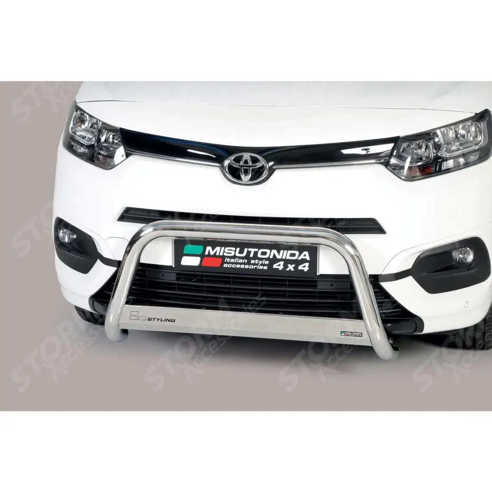 Misutonida Eu Approved Stainless Steel Front A-bar 63mm For Toyota Proace City 2019 On