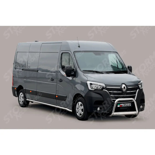 Misutonida Front A-bar Bull Bar 63mm Stainless Steel For Renault Master 2019 On