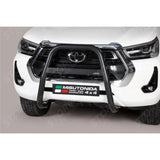 Misutonida Front High Bar 63mm In Black For Toyota Hilux 2021-2026