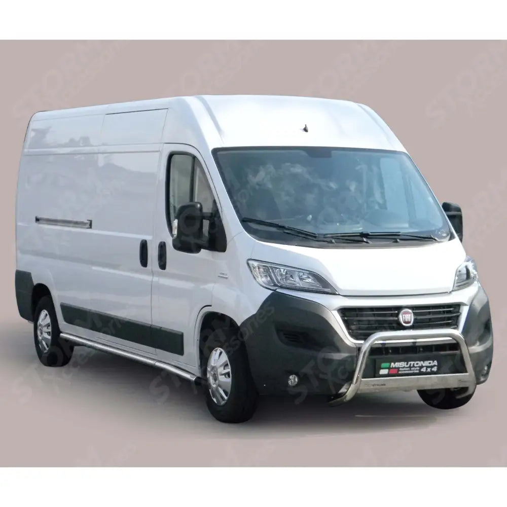 Misutonida Front Stainless Steel A-Bar 63MM For Fiat Ducato 2014 On