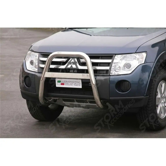 Misutonida High Front A-bar 63mm Stainless Finish For Mitsubishi Shogun - Pajero 2007-2014