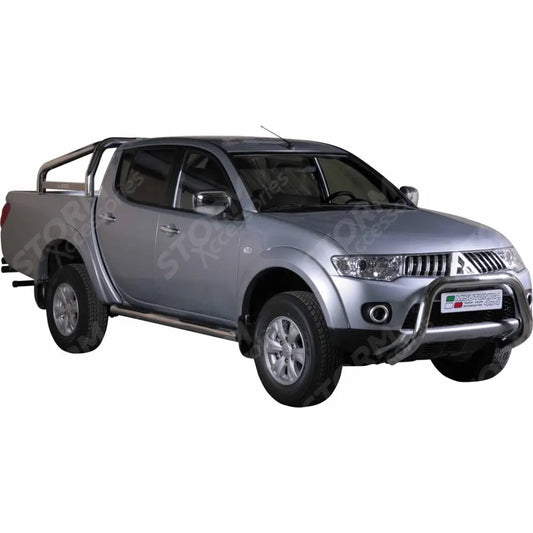 Mitsubishi L200 2010-2014 Misutonida Ec Approved Front Bar - 76mm - Stainless Finish