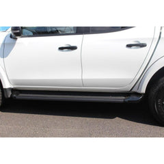MITSUBISHI L200 SERIES 4 - 5- 6 - DOUBLE CAB - OE STYLE SIDE STEPS RUNNING BOARDS - BLACK - Storm Xccessories2
