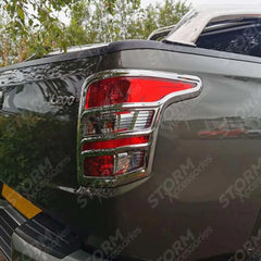Mitsubishi L200 Series 5 2015 On - Stx Tail Light Guards - Chrome