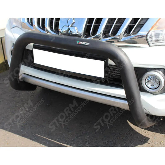Mitsubishi L200 Series 5 2016 - 2019 Misutonida Ec Approved Front Bar - 76mm - Black Finish