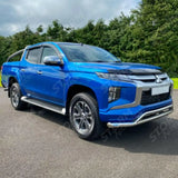 Mitsubishi L200 Series 5 - 6 - Fiat Fullback - 2015 On - Double Cab Egr Quad Wind Deflectors - External