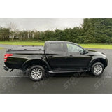 Mitsubishi L200 Series 5 - 6 - Fiat Fullback D-cab 2016 On - Egr Aluminium Tonneau Cover - Black Finish