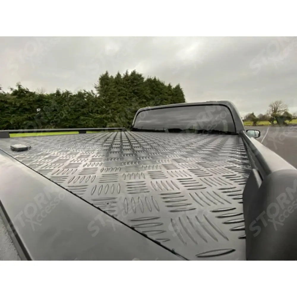 Mitsubishi L200 Series 5 - 6 - Fiat Fullback D-cab 2016 On - Egr Aluminium Tonneau Cover - Black Finish