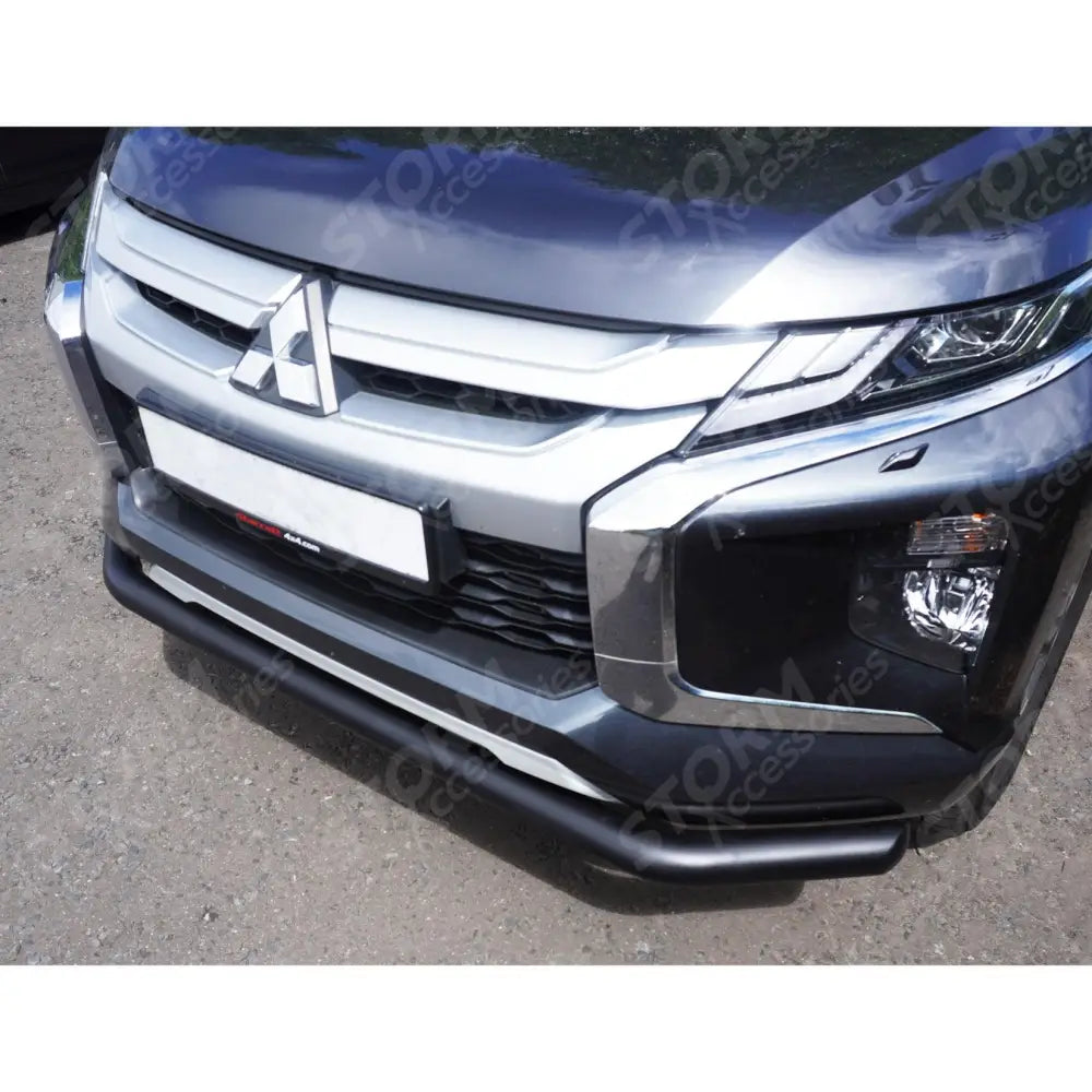 Mitsubishi L200 Series 6 2019 On - City Spoiler Bar - Single Deck - Black