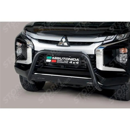 Mitsubishi L200 Series 6 2019 On Misutonida Front A-bar 63mm Black