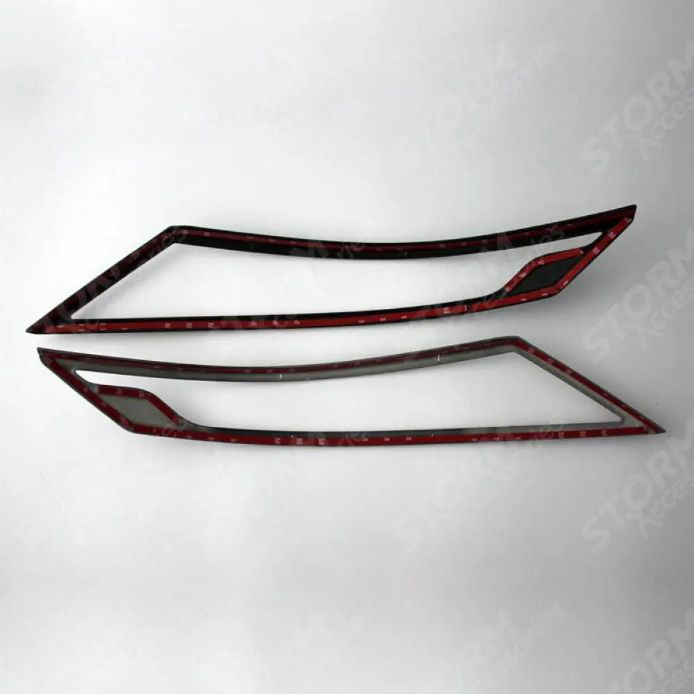 Mitsubishi L200 Series 6 2019 On - Stx Headlight Guards Covers - Pair - Black