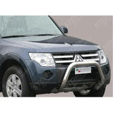 Mitsubishi Shogun/pajero 2007-2014 Misutonida Eu Approved Front Bar - 76mm - Stainless Finish