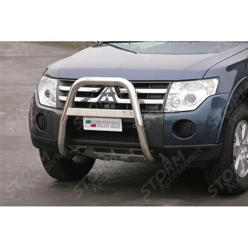 Mitsubishi Shogun - Pajero 2007-2014 - Misutonida High Front A-bar - 63mm - Stainless Finish