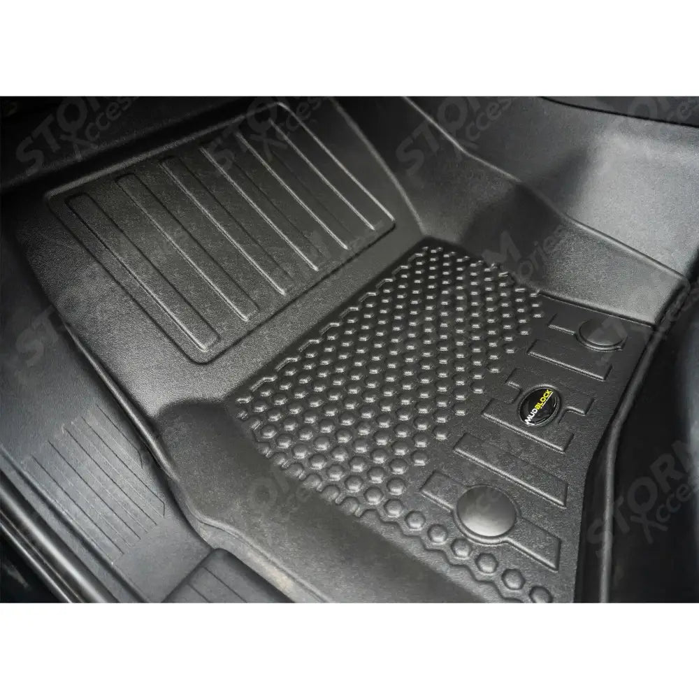 Mud Block Floor Mats Full Set For Land Rover Defender L663 90 2020 On