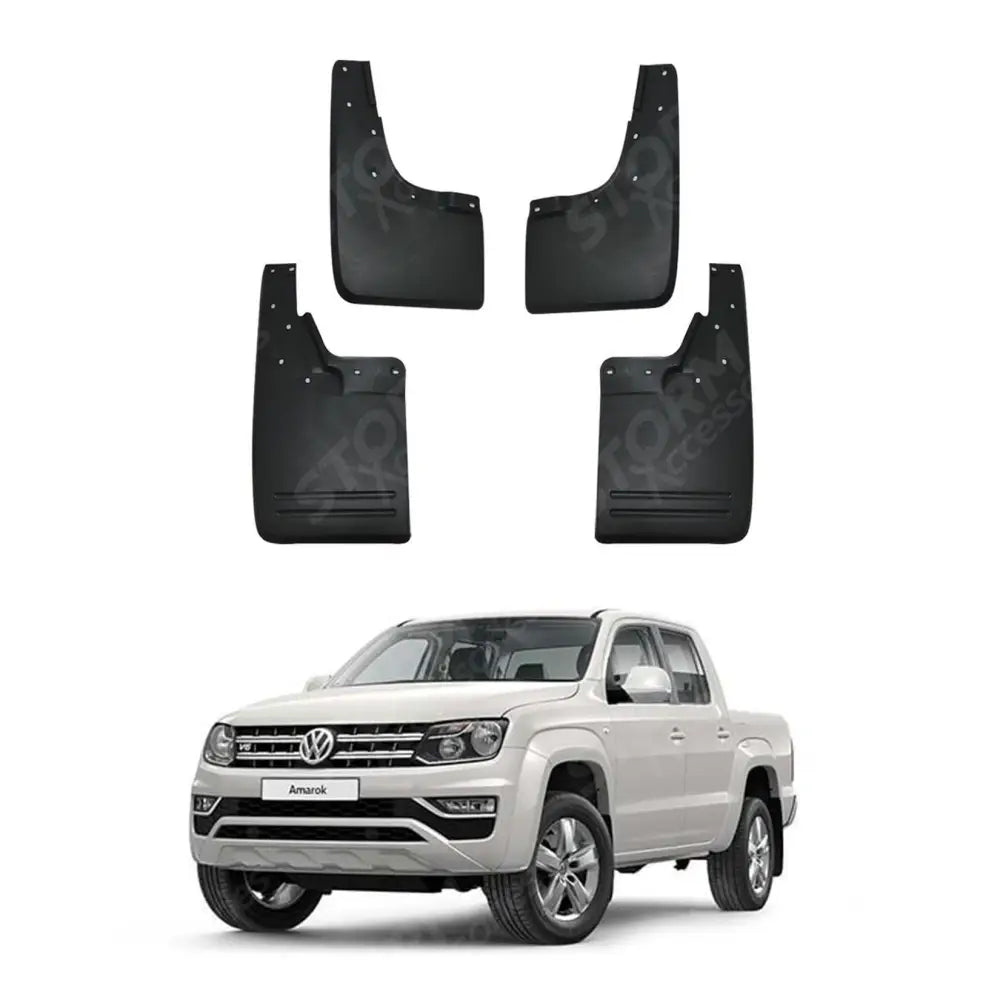 Mud Flaps 4pcs Set For Vw Amarok Double Cab 2010-2022