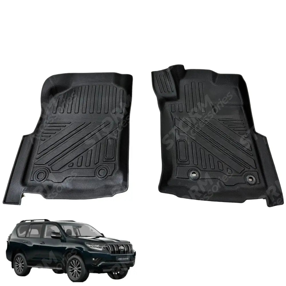 Mudblock Mats Front Set Only For Toyota Land Cruiser Lc150 3 Doors 2009 On