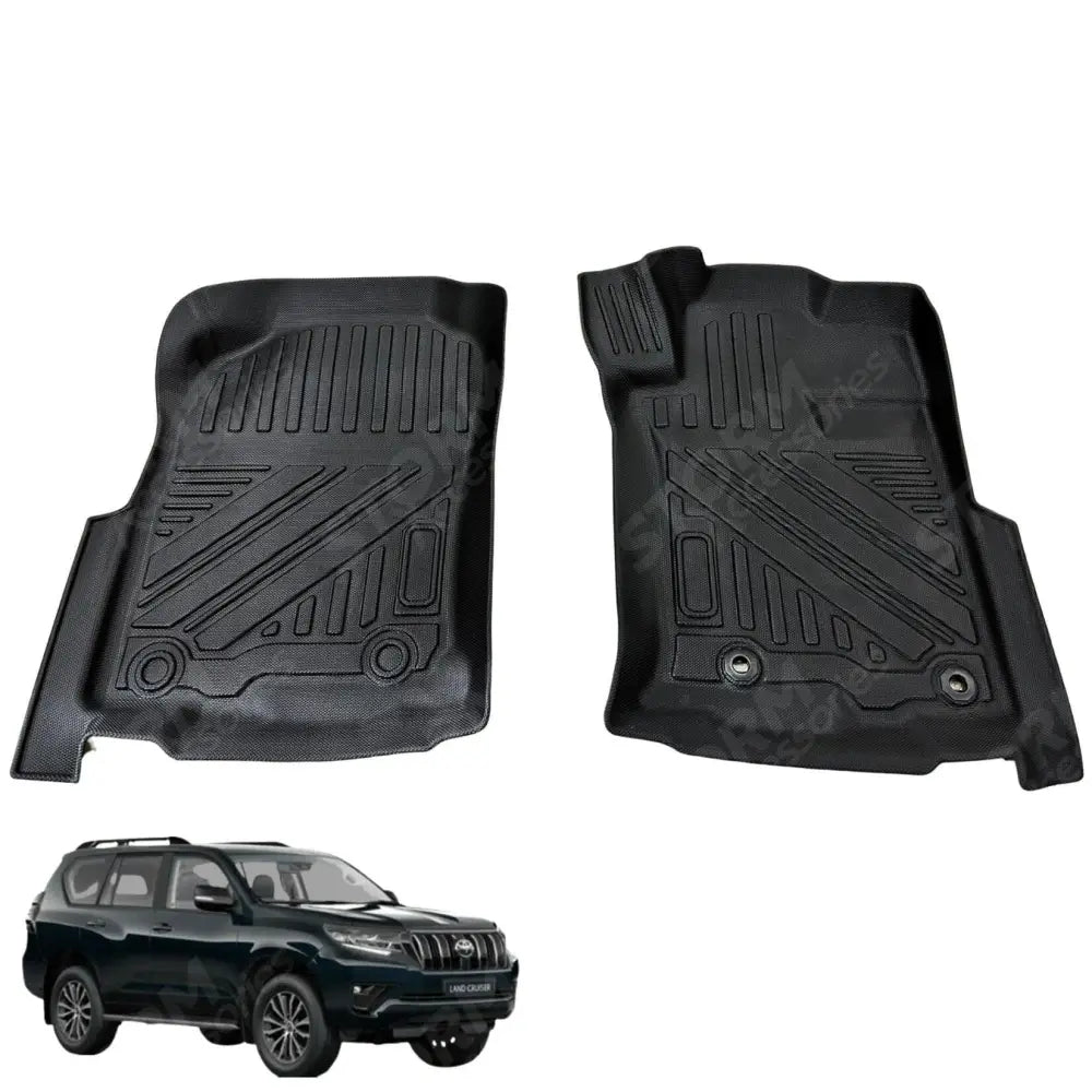 Mudblock Mats Front Set Only For Toyota Land Cruiser Lc150 3 Doors 2009 On