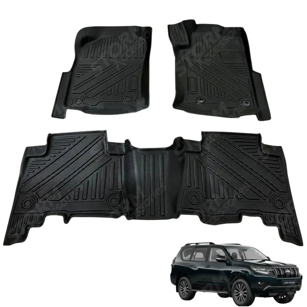 Mudblock Mats Full Set For Toyota Land Cruiser Lc150 5 Doors 2009 On