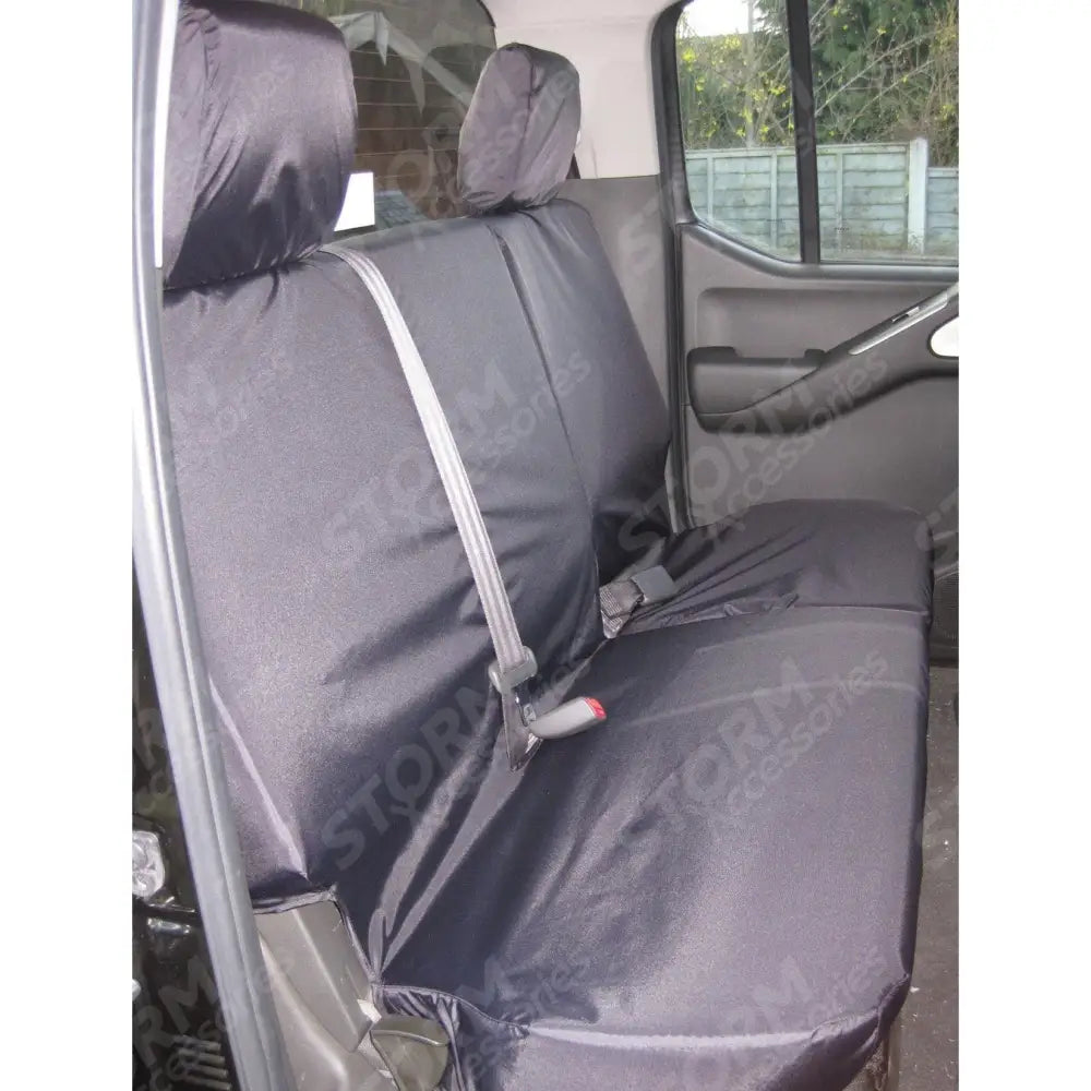 Nissan Navara D40 2005-2016 Rear Seat Covers - Black