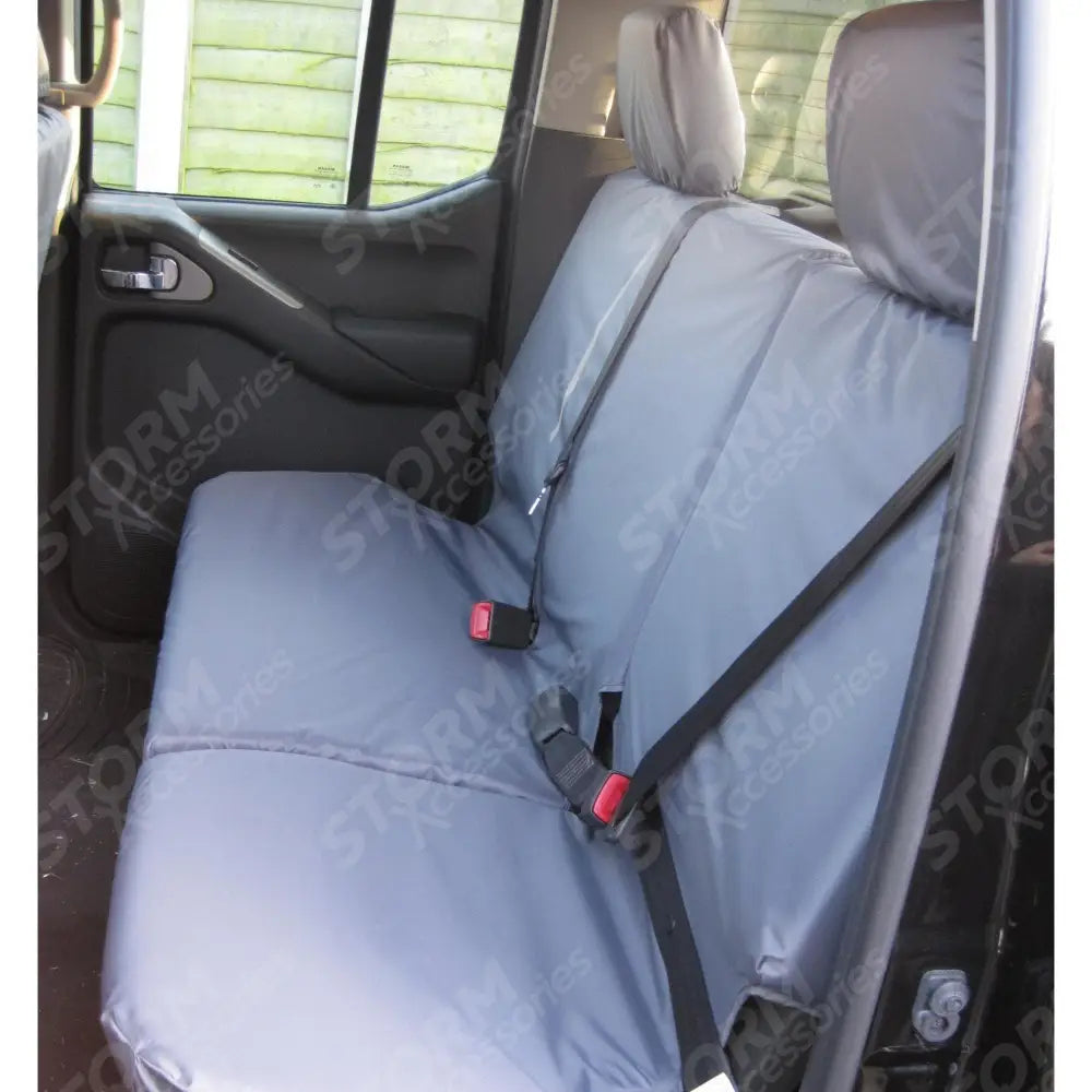 Nissan Navara D40 2005-2016 Rear Seat Covers - Grey