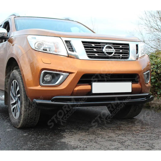 Nissan Navara Np300 2015 On - Stx Black Double Tier City Spoiler Bar