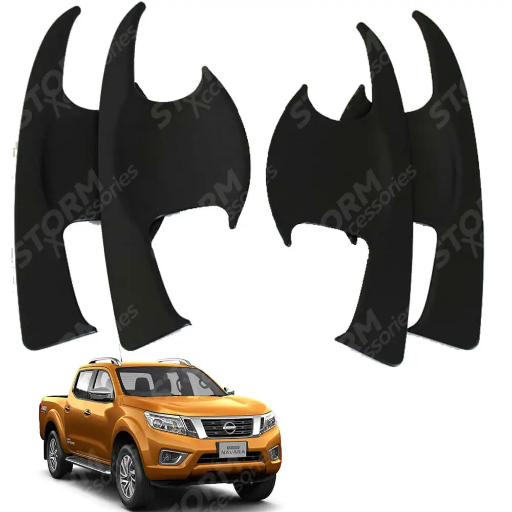 Nissan Navara Np300 2015 On - Stx Door Inserts - Black