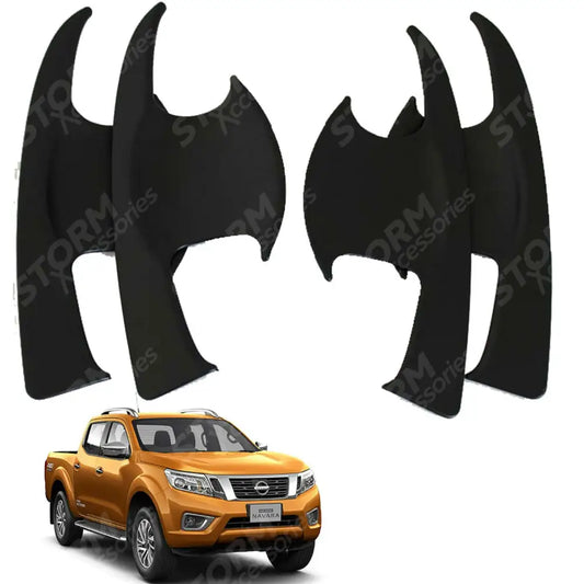 Nissan Navara Np300 2015 On - Stx Door Inserts - Black