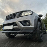 Nissan Navara Np300 - 2015 On - Stx Stainless Steel City Bar - Black - Single Spoiler Bar - 70mm