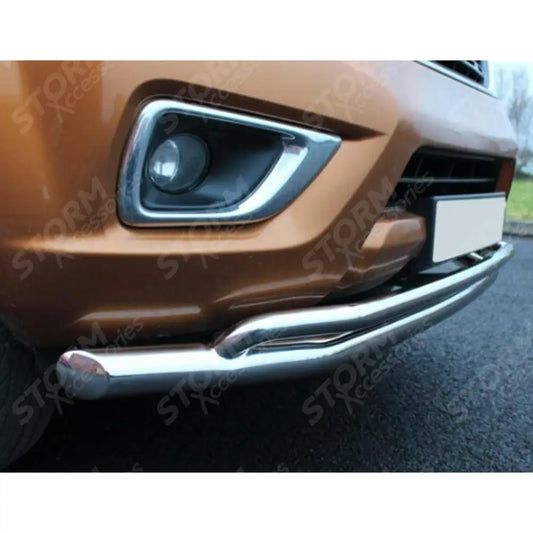 Nissan Navara Np300 2015 On - Stx Stainless Steel Double Tier City Bar - Spoiler Bar