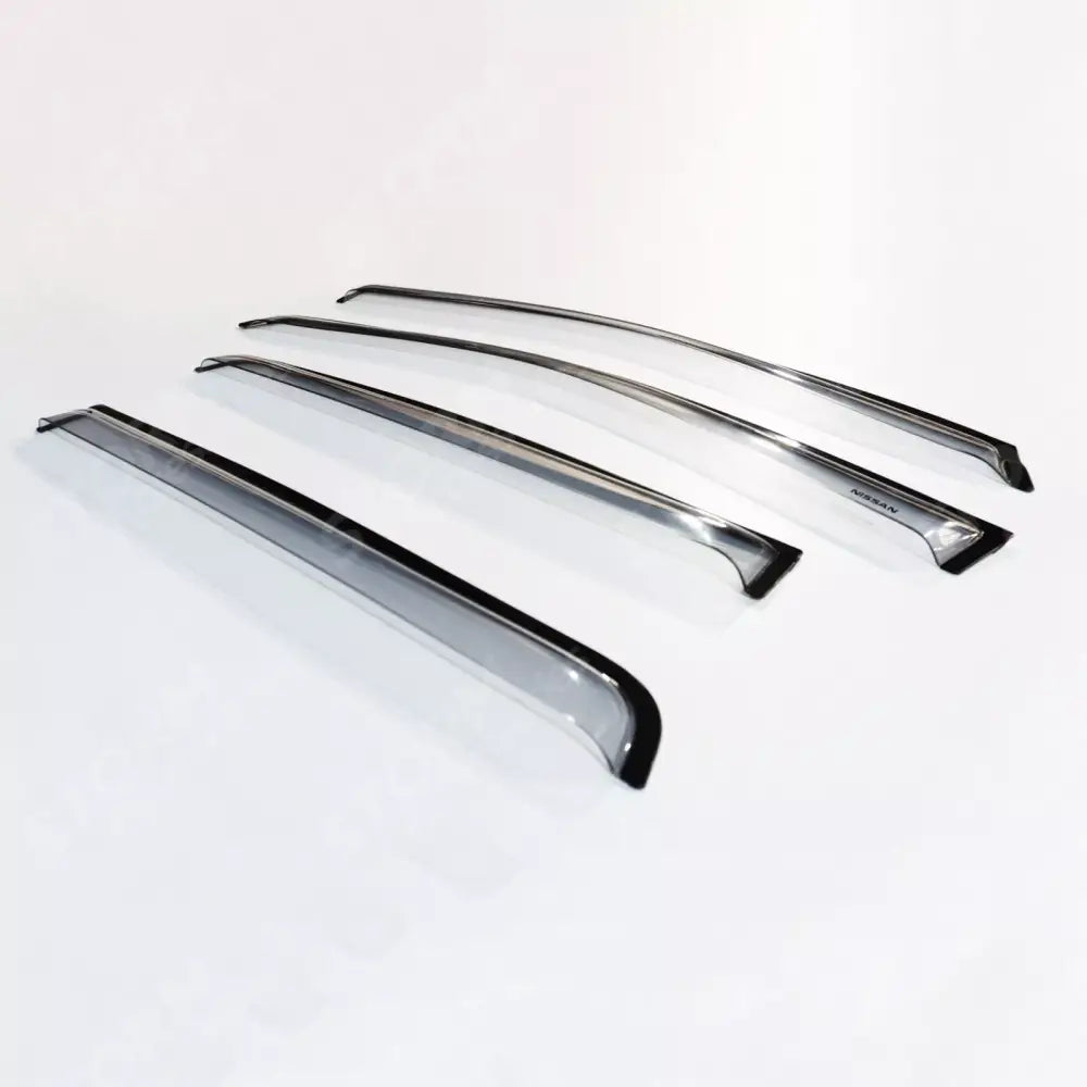 Nissan Navara Np300 - 2016 On Double Cab Egr Genuine Quad Wind Deflectors - External Fit