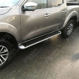 Nissan Navara Np300 2016 On - Double Cab Running Boards Side Steps - Oe Style - Pair