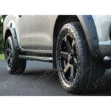 Nissan Navara Np300 2016 On - Double Cab Running Boards - Side Steps - Oe Style - Pair - Black