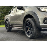 Nissan Navara Np300 2016 On - Double Cab Running Boards - Side Steps - Oe Style - Pair - Black