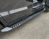 Nissan Navara Np300 2016 On - Double Cab - Stx Side Steps - Running Boards - Black