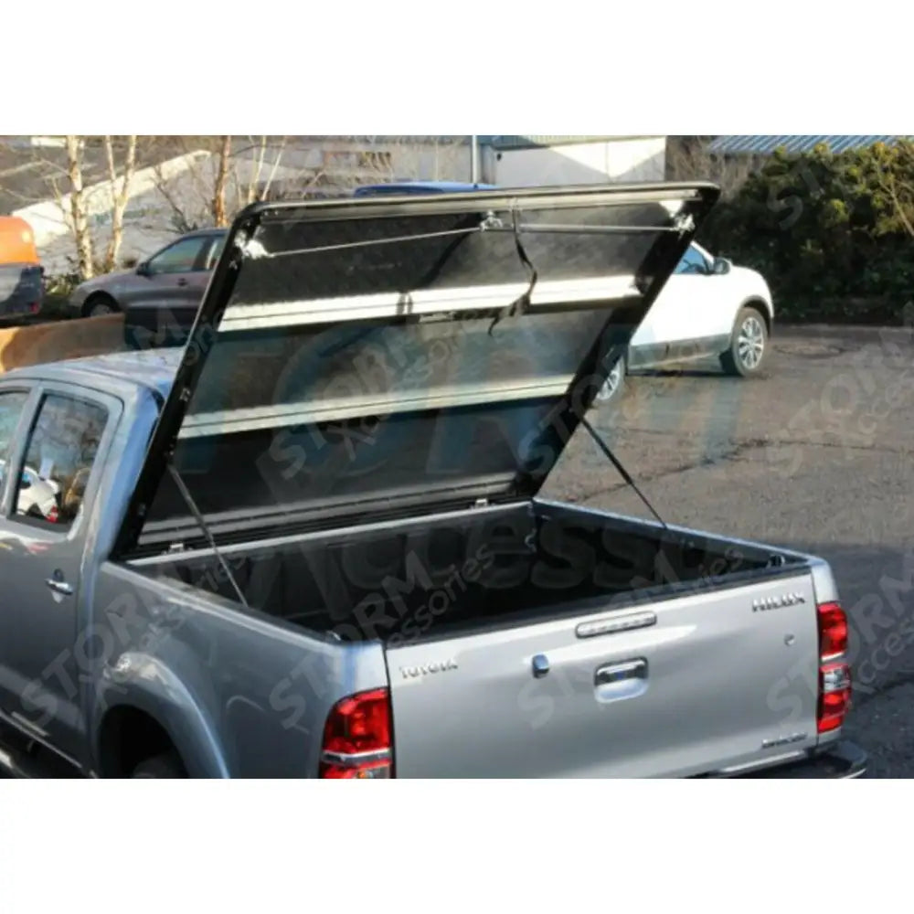 Nissan Navara Np300 2016 On Egr Aluminium Chequer Lid Tonneau Cover - Mill Finish