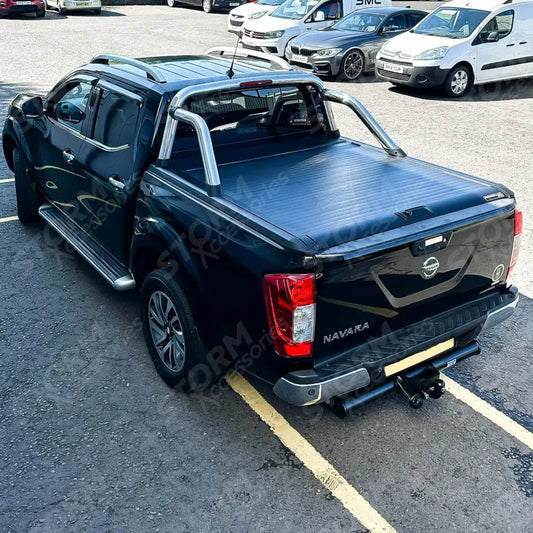 Nissan Navara Np300 2016 On - Mercedes X-class - Ridgeback Roll Top Tonneau Cover - Black