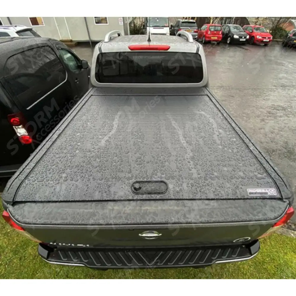 Nissan Navara Np300 2016 On - Mercedes X-class - Ridgeback Roll Top Tonneau Cover - Black