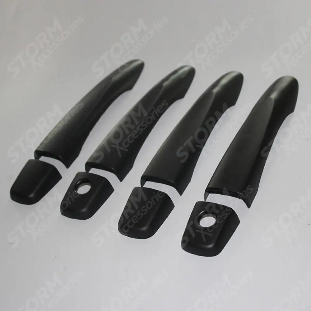 Nissan Navara Np300 2016 On - Stx Door Handle Covers - Black - Set