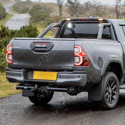 Nissan Navara Np300 / Ford Ranger / Toyota Hilux Double Cab - Ridgeback Roll Bar For Rtc In Black