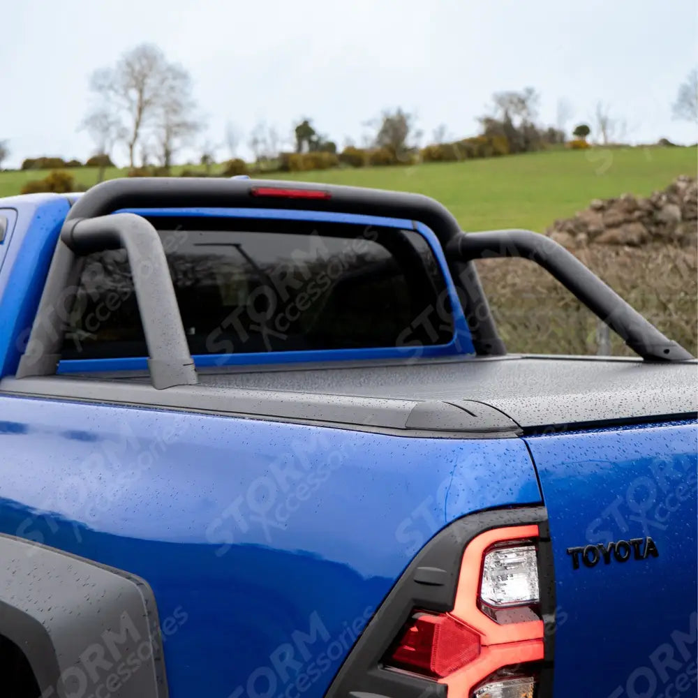 Nissan Navara Np300 / Ford Ranger / Toyota Hilux Double Cab - Ridgeback Roll Bar For Rtc In Black