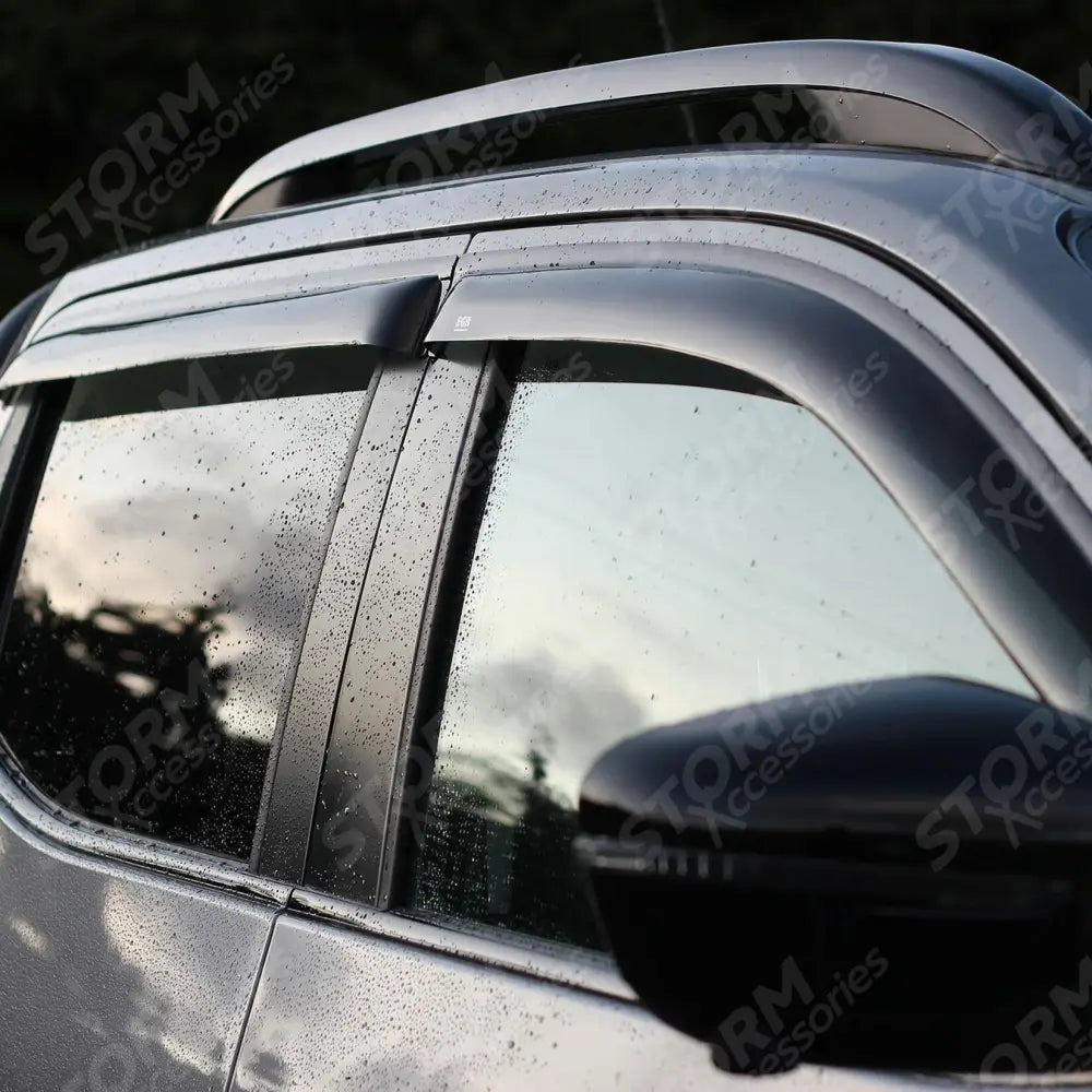 Nissan Navara Np300 - Mercedes X-class - 2016 On Double Cab Egr Quad Wind Deflectors - External Fit