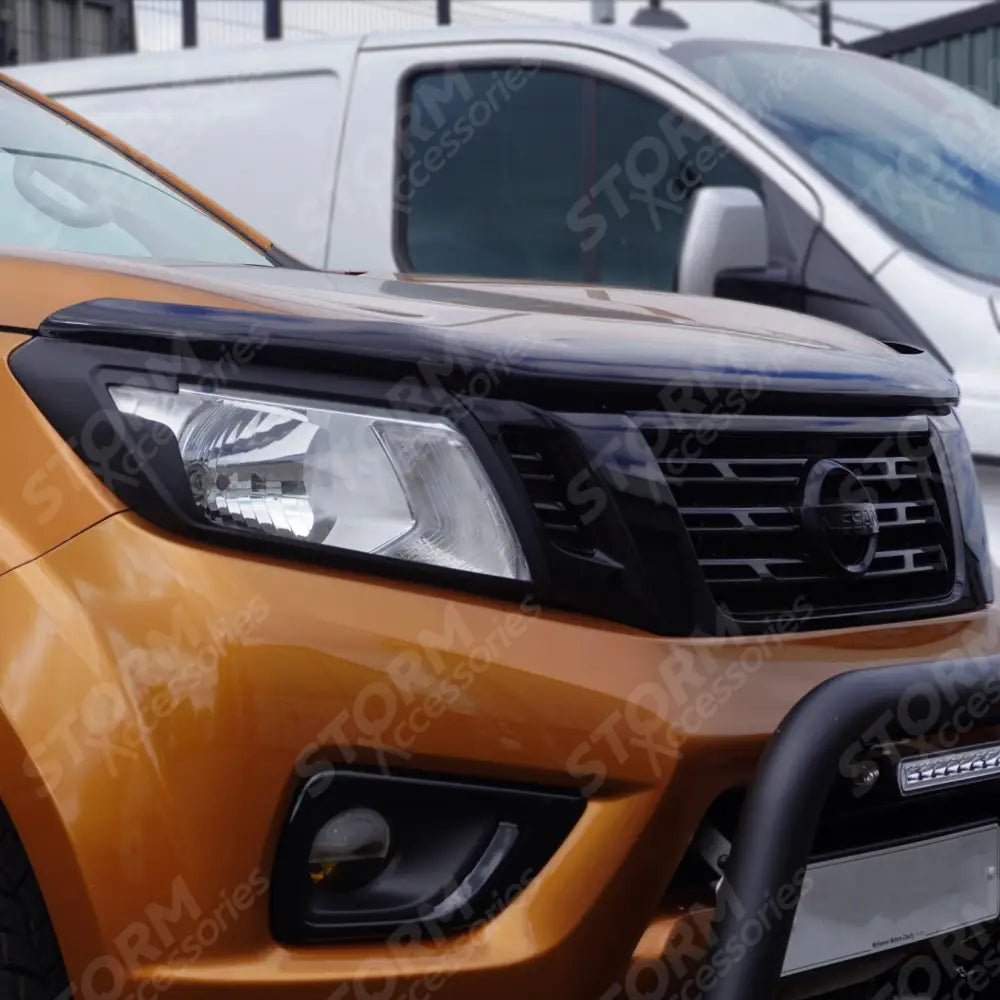 Nissan Np300 - D23 - 2016 On Bonnet Guard Protector - Black